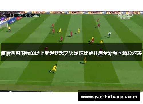 激情四溢的绿茵场上燃起梦想之火足球比赛开启全新赛季精彩对决